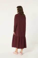 ROBE CHEMISE EN POPLIN