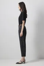 LEOPAR DESENLİ HAVUÇ PANTOLON