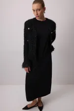 BICYCLE COLLAR PADDED DRESS