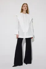 WIDE COLLAR POPLIN SHIRT WIDE COLLAR POPLIN SHIRT