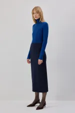 BELİ LASTİKLİ ÖRME ETEK