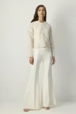 PANTALONS ÉVASÉS ESPAGNOLS À CÔTES