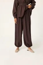 ENSEMBLE 2 PIÈCES TUNIQUE À PÉPLUME ET PANTALON SALWAR