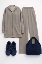 ZIPPED HOODED JACKET