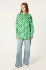 PATTERNED LINEN SHIRT PATTERNED LINEN SHIRT
