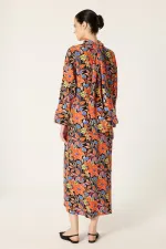 PATTERNED VISCOSE DRESS PATTERNED VISCOSE DRESS