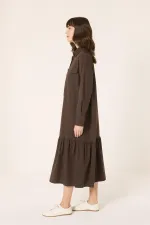 ROBE CHEMISE EN POPLIN