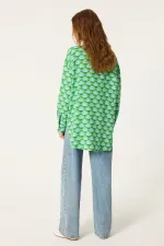 PATTERNED LINEN SHIRT PATTERNED LINEN SHIRT