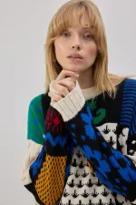 DESENLİ TRİKO KAZAK