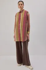 ÇİZGİLİ UZUN GÖMLEK