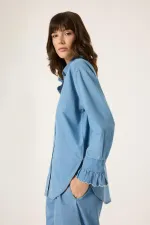 MANŞET DETAYLI GÖMLEK