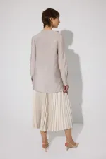 Tunique Cupra à boutons dorés