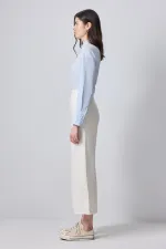 NERVÜRLÜ KREP PANTOLON