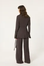 ENSEMBLE CHEMISE ET PANTALON AVEC CEINTURE