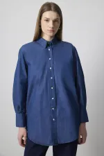 CHEMISE EFFET DENIM