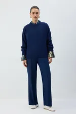 PANTALON CÔTELÉ AVEC TAILLE ÉLASTIQUE