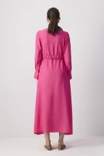 ROBE EN VISCOSE CEINTURE