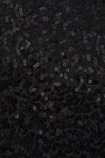 SEQUINED STRIPED CREPE JACKET