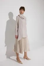 Tunique Cupra à boutons dorés