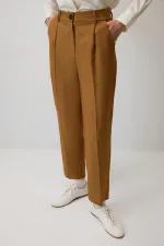 ÇİZGİLİ PİLELİ PANTOLON