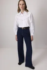 SHIRT WITH DRESS DETAIL
