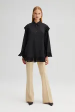 ŞİFON FIRFIR DETAYLI TUNİK