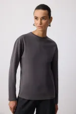 T-shirt à manches longues 100% coton