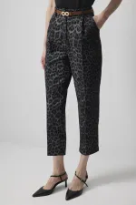 LEOPAR DESENLİ HAVUÇ PANTOLON