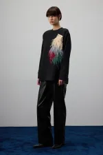 OVERSIZE TÜYLÜ TUNİK