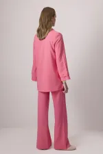 ZIPPED TUNIC AND PANTS CREPE SET ZIPPED TUNIC AND PANTS CREPE SET
