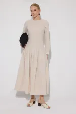 VATKALI MAXİ ELBİSE