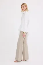 CHEMISE AVEC CEINTURE À LA TAILLE