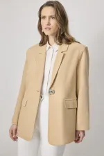 METAL DÜĞMELİ BLAZER CEKET