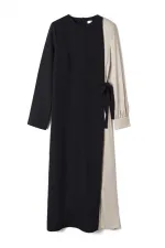 ROBE DE COULEUR CONTRASTÉE