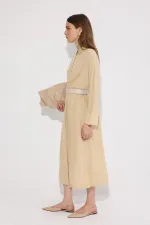 CHEMISE LONGUE EN VISCOSE