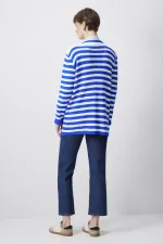 CARDIGAN LONG À BOUTONS DORÉS