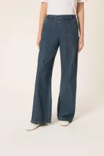 NERVÜRLÜ DENİM PANTOLON