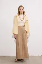 JUPE MAXI À BOUTONS