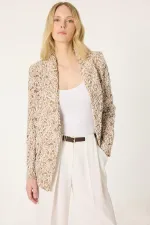 PATTERNED BLAZER JACKET