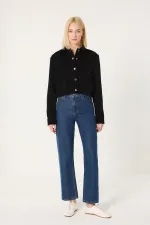 VESTE COURTE EN VELOURS