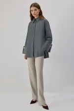 WIDE-CUFFS POPLIN SHIRT WIDE-CUFFS POPLIN SHIRT