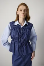 BÜZGÜ DETAYLI YELEK