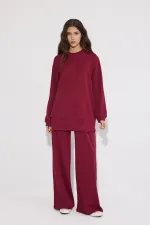 TUNIC AND PANTS KNITTED SET