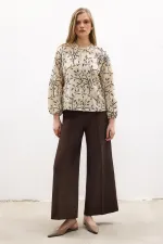 CHEMISE BRODÉE À NŒUD SUR LE DEVANT