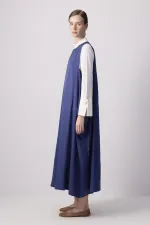 Gilet oversize froncé