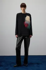 OVERSIZE TÜYLÜ TUNİK