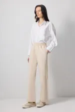 BELİ LASTİKLİ BOL PAÇA PANTOLON