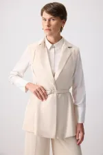 PİLELİ KRUVAZE YELEK PANTOLON TAKIM