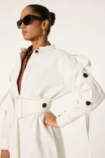 BELİ KEMERLİ CEKET