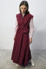 100% COTTON VEST AND SKIRT SET